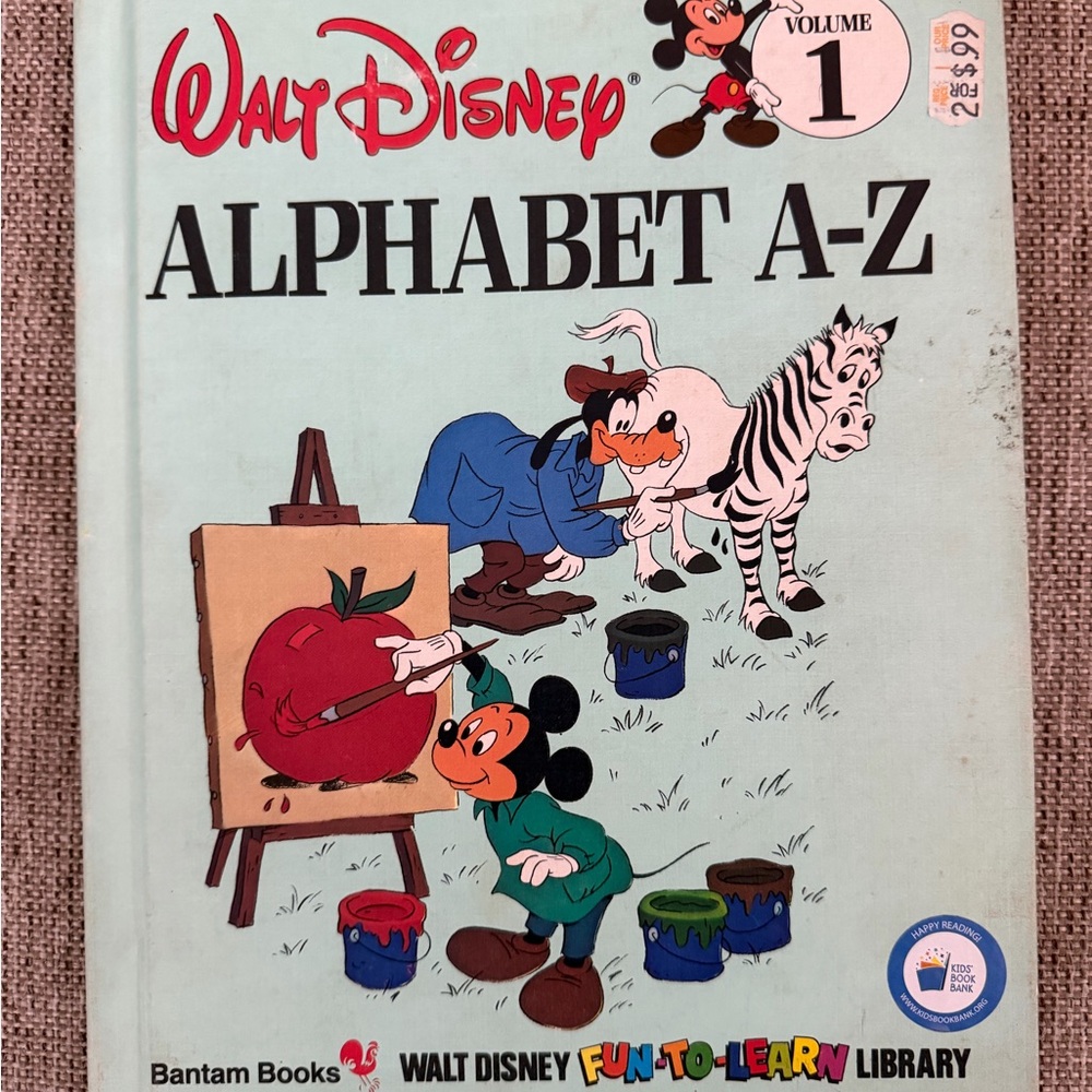 1983 vintage Disney Fun-to-Learn Library Book volume 1